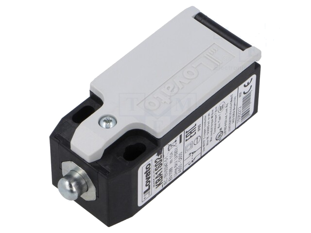 Eindschakelaar; pin Ø8mm; NC x2; 10A; M20; IP65; Aant.montageop: 2 Eindschakelaar; pin Ø8mm; NC x2; 10A; M20; IP65; Aant.montageop: 2